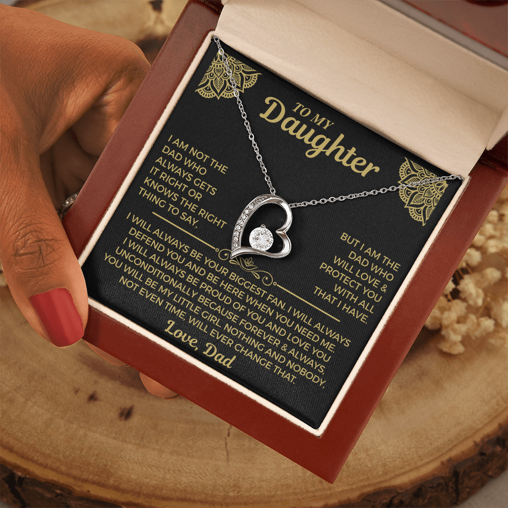 You Will Always Be My Little Girl - Necklace For Daughter