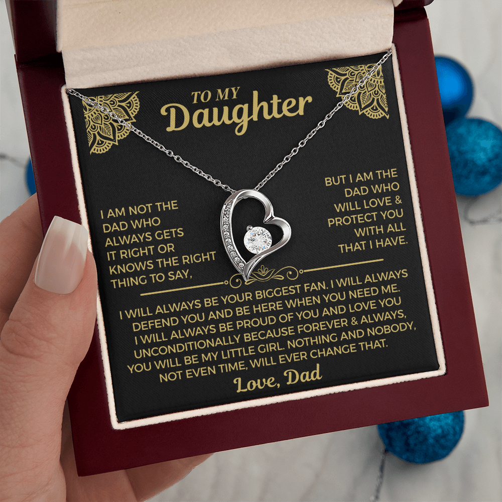 You Will Always Be My Little Girl - Necklace For Daughter
