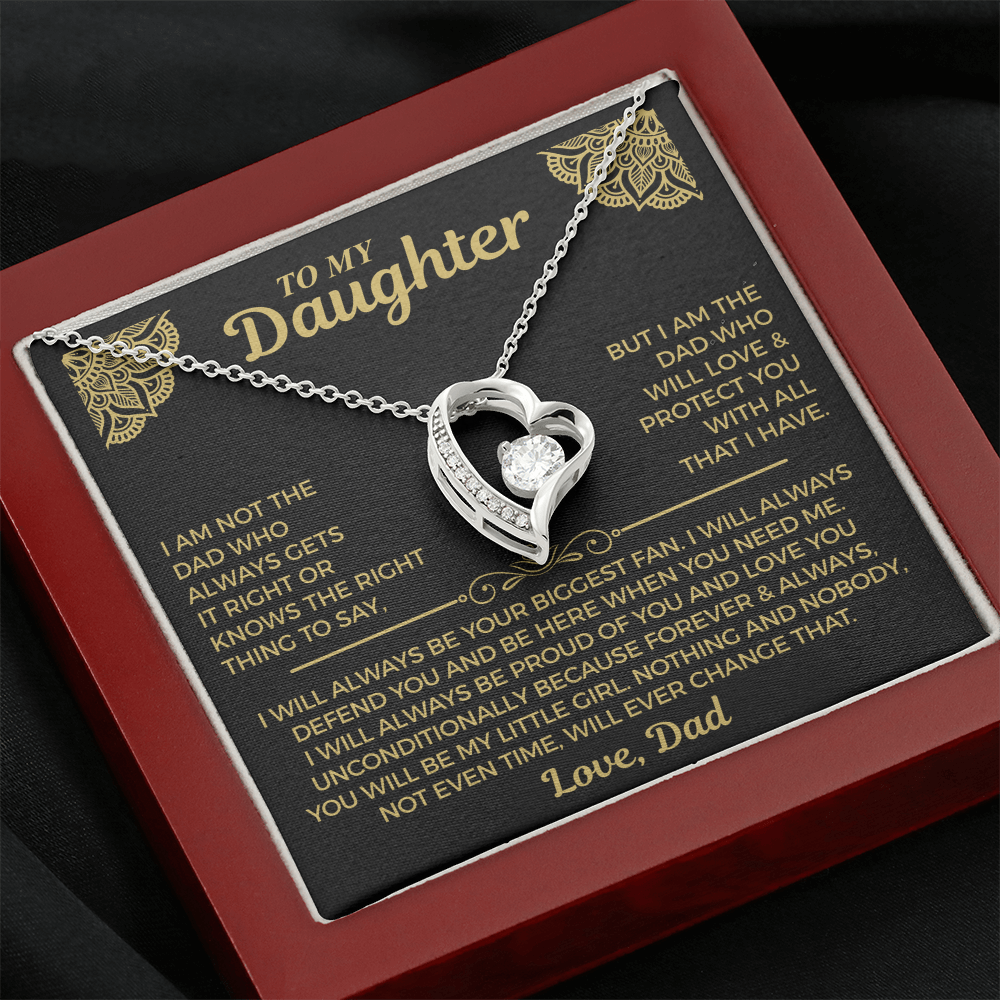 You Will Always Be My Little Girl - Necklace For Daughter