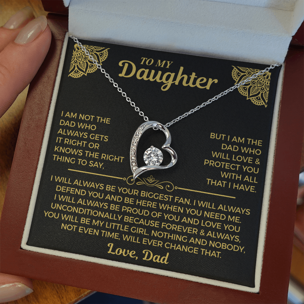You Will Always Be My Little Girl - Necklace For Daughter