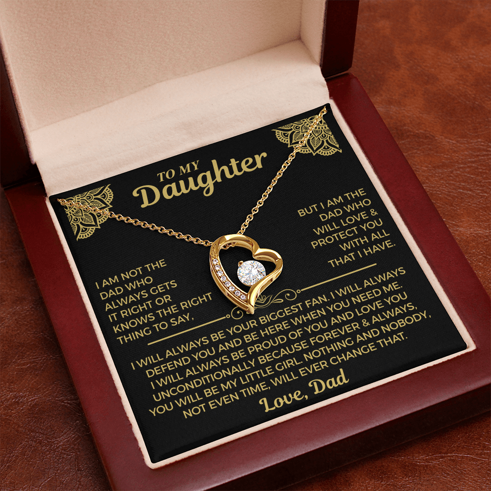 You Will Always Be My Little Girl - Necklace For Daughter ShineOn Fulfillment