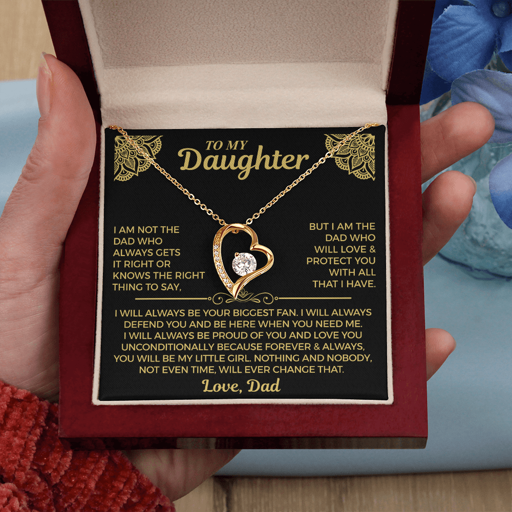 You Will Always Be My Little Girl - Necklace For Daughter