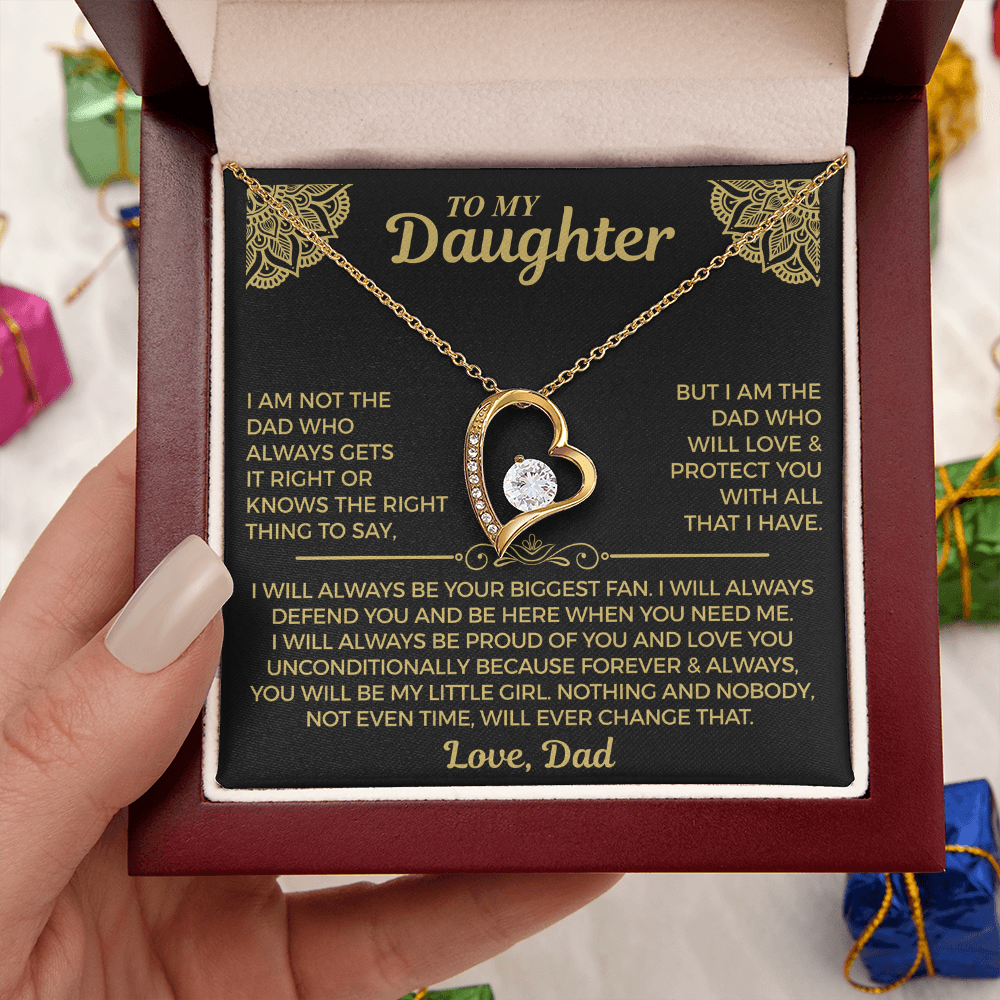 You Will Always Be My Little Girl - Necklace For Daughter
