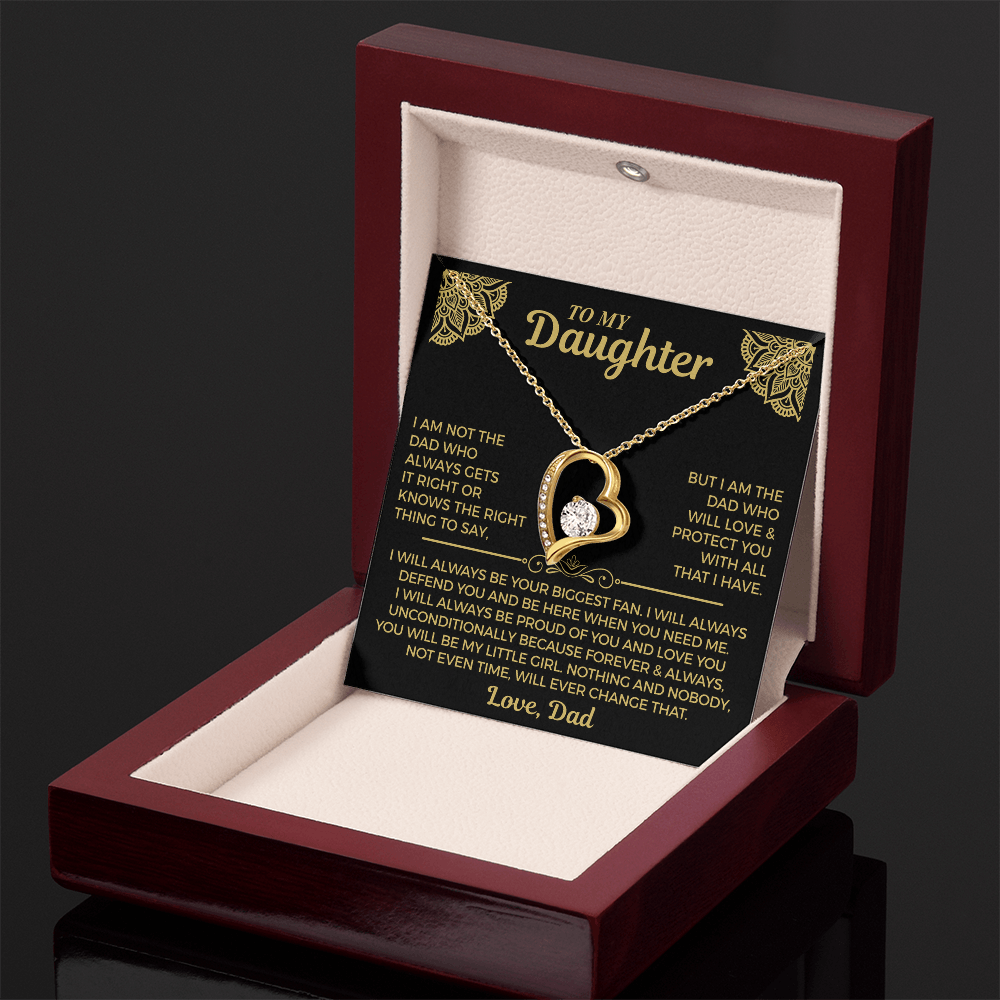 You Will Always Be My Little Girl - Necklace For Daughter