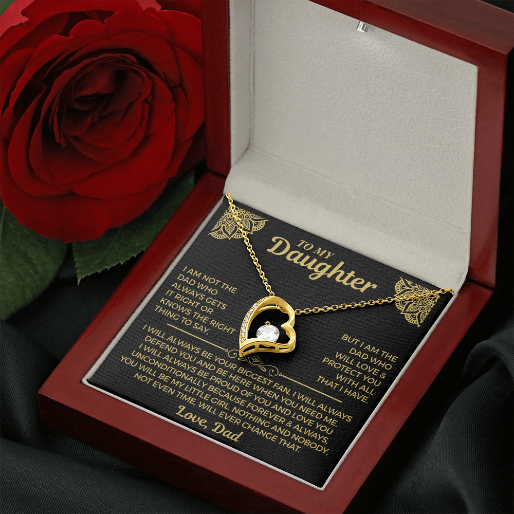 You Will Always Be My Little Girl - Necklace For Daughter