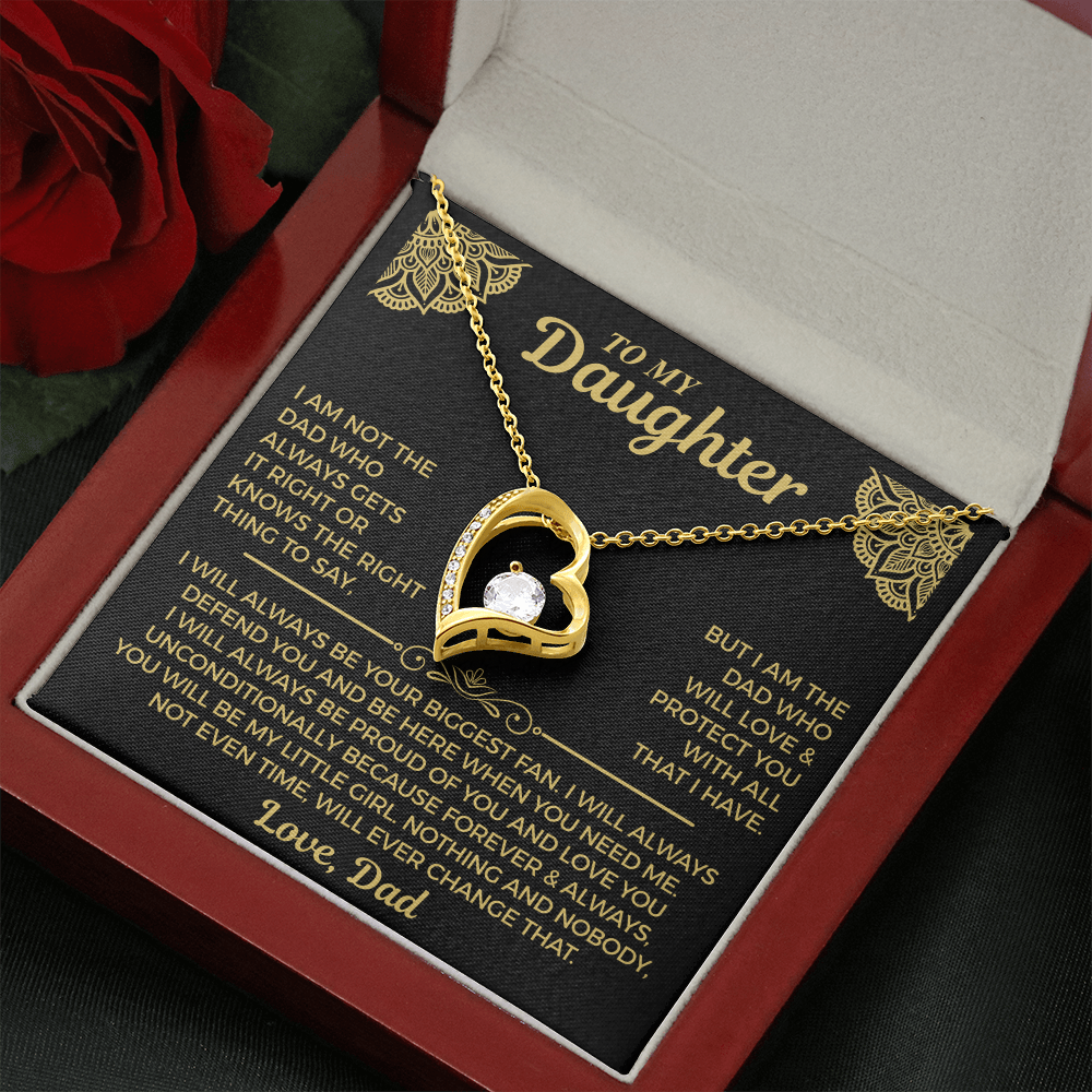 You Will Always Be My Little Girl - Necklace For Daughter