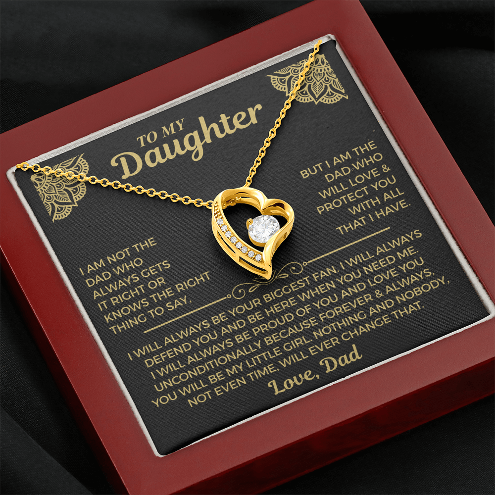 You Will Always Be My Little Girl - Necklace For Daughter