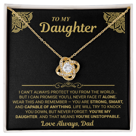 My Daughter, My Strength – Love Knot Gift ShineOn Fulfillment