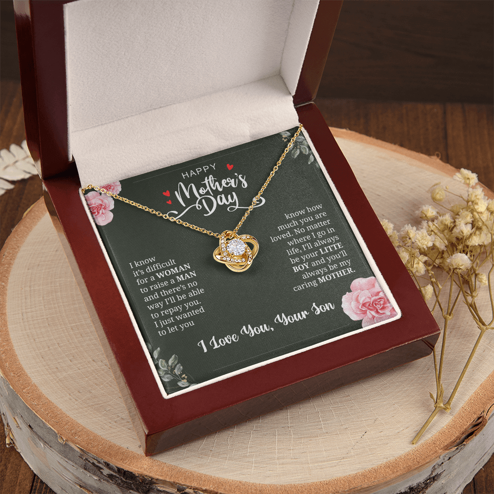 Forever Your Little Boy - Love Necklace for Mom ShineOn Fulfillment