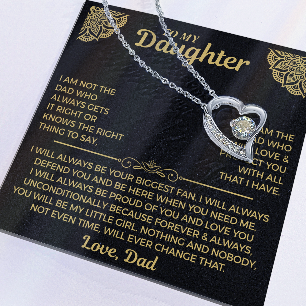 You Will Always Be My Little Girl - Necklace For Daughter