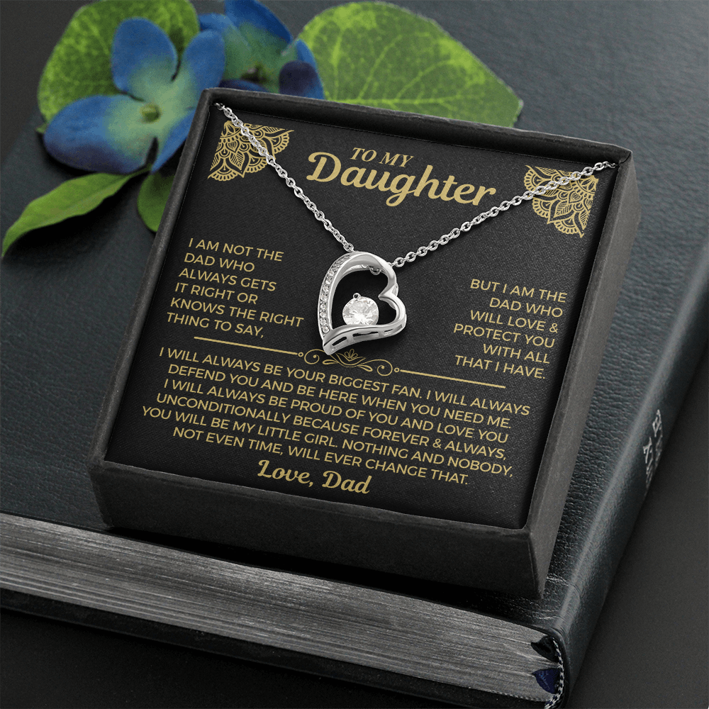 You Will Always Be My Little Girl - Necklace For Daughter