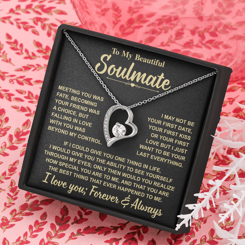 Romantic Gift for Soulmate β "Meant to Be" Love Knot Necklace