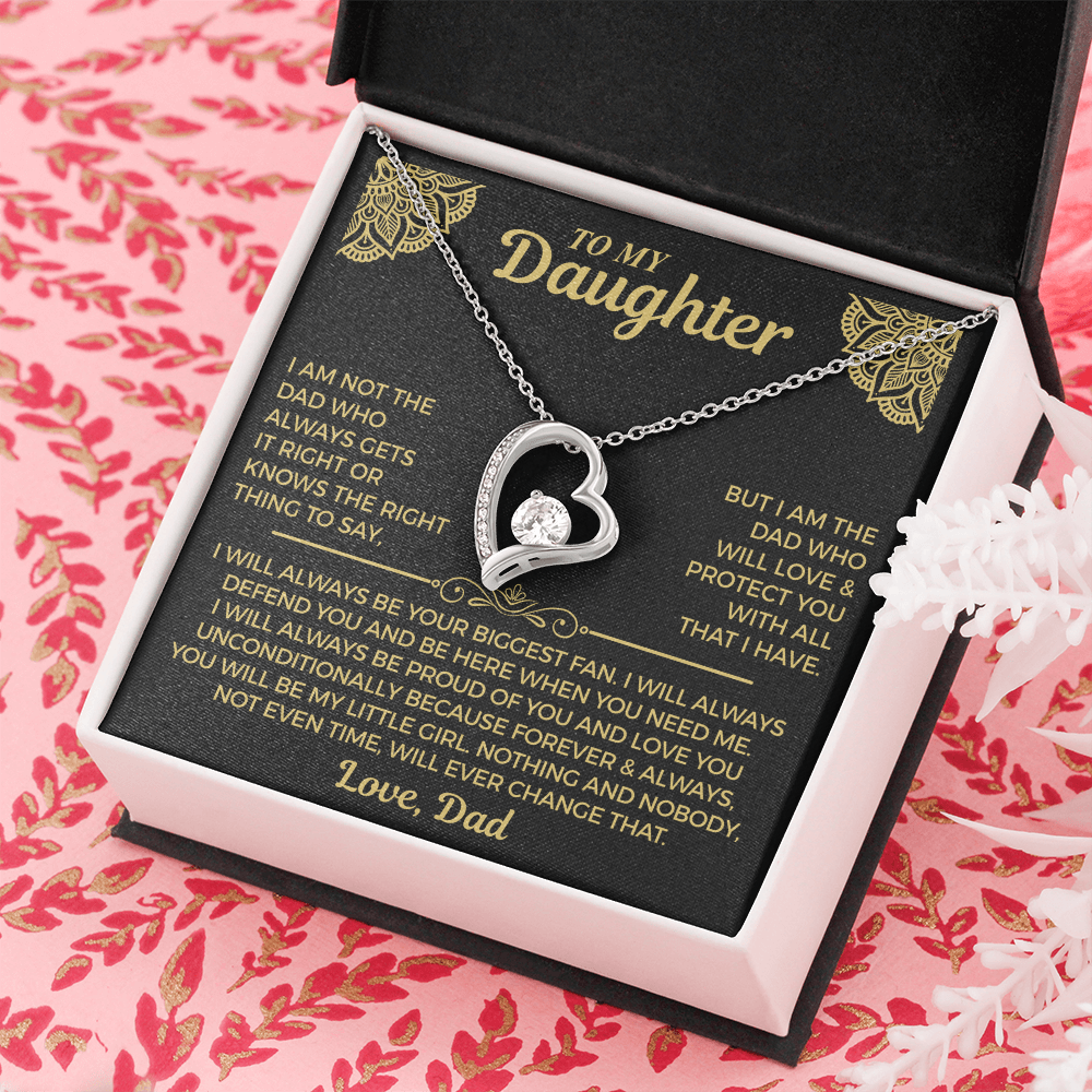 You Will Always Be My Little Girl - Necklace For Daughter