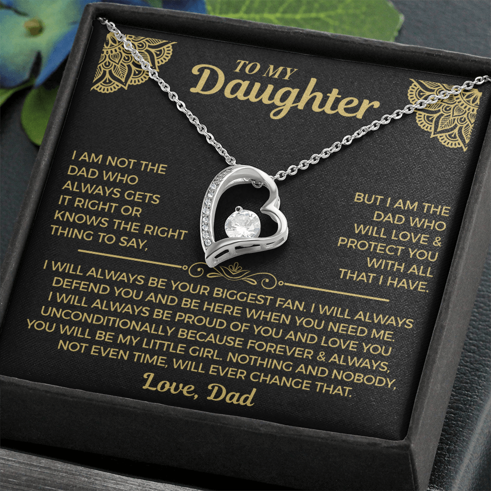 You Will Always Be My Little Girl - Necklace For Daughter