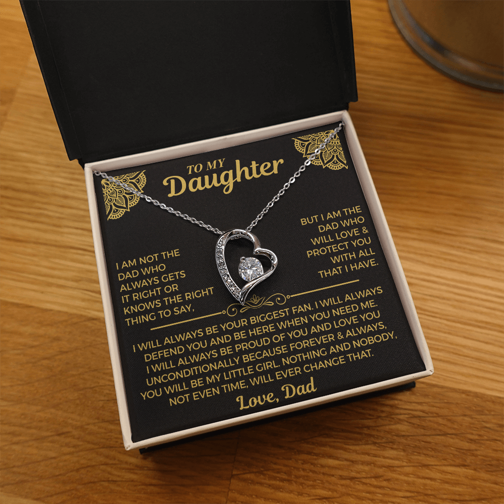 You Will Always Be My Little Girl - Necklace For Daughter
