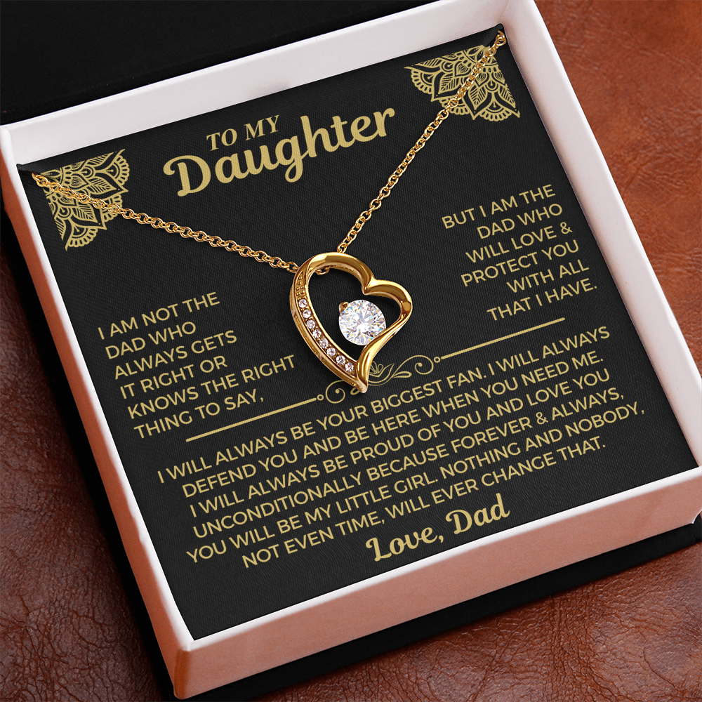 You Will Always Be My Little Girl - Necklace For Daughter