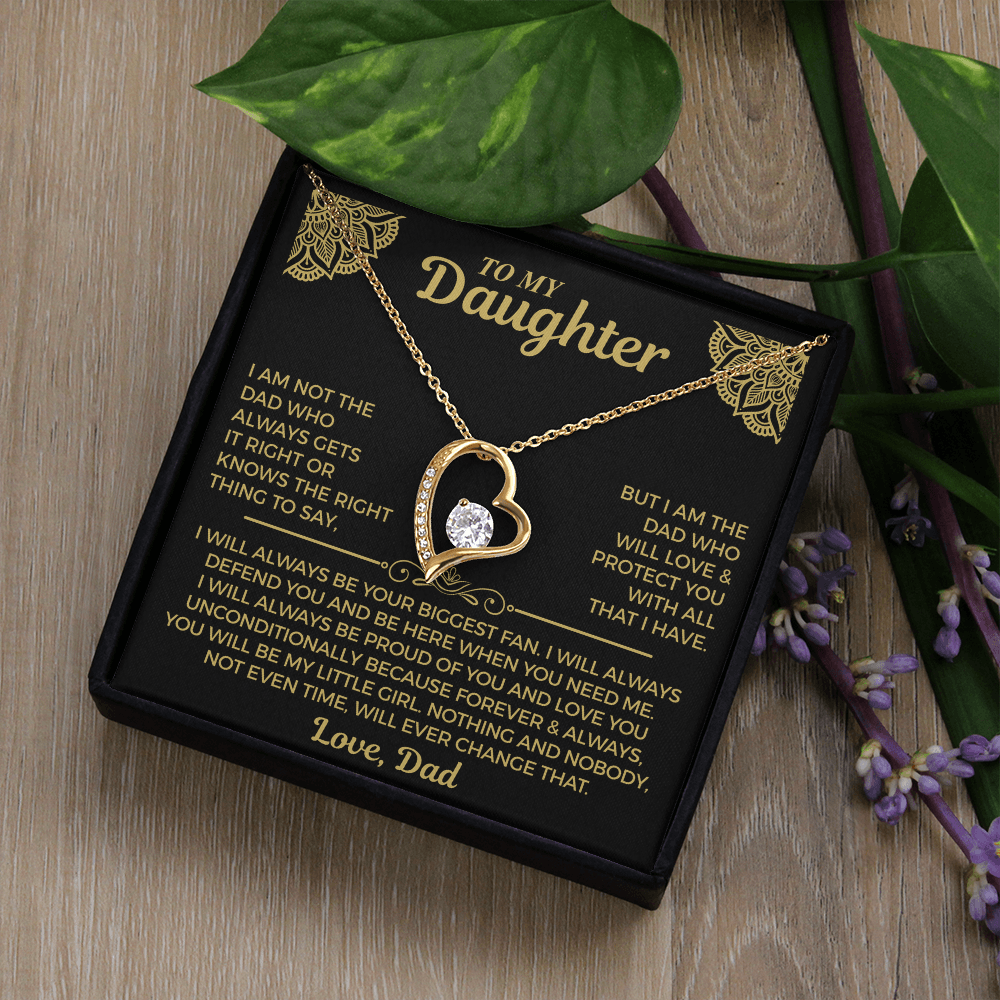 You Will Always Be My Little Girl - Necklace For Daughter