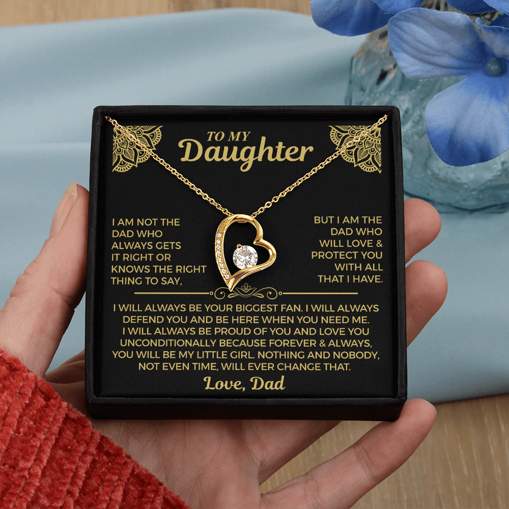 You Will Always Be My Little Girl - Necklace For Daughter