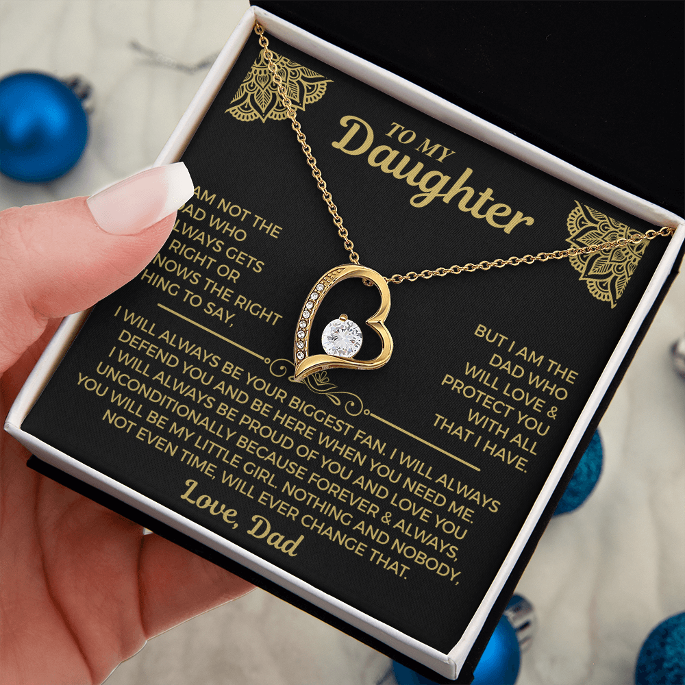 You Will Always Be My Little Girl - Necklace For Daughter