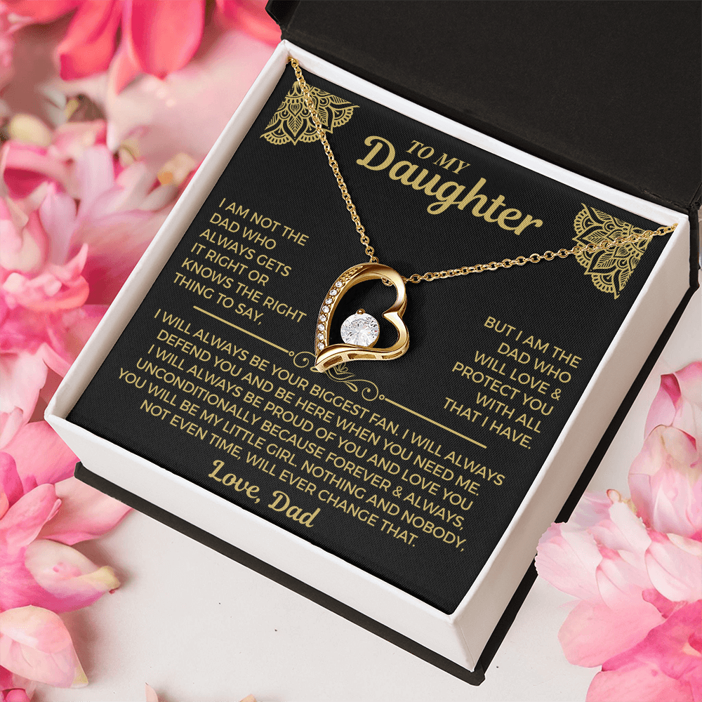 You Will Always Be My Little Girl - Necklace For Daughter