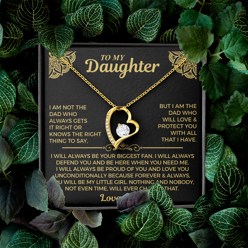 You Will Always Be My Little Girl - Necklace For Daughter