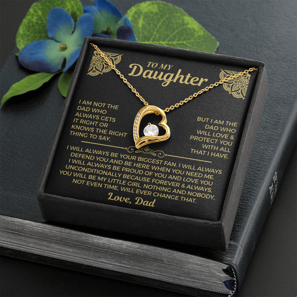 You Will Always Be My Little Girl - Necklace For Daughter