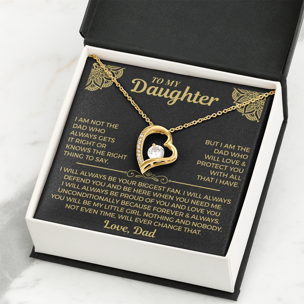 You Will Always Be My Little Girl - Necklace For Daughter
