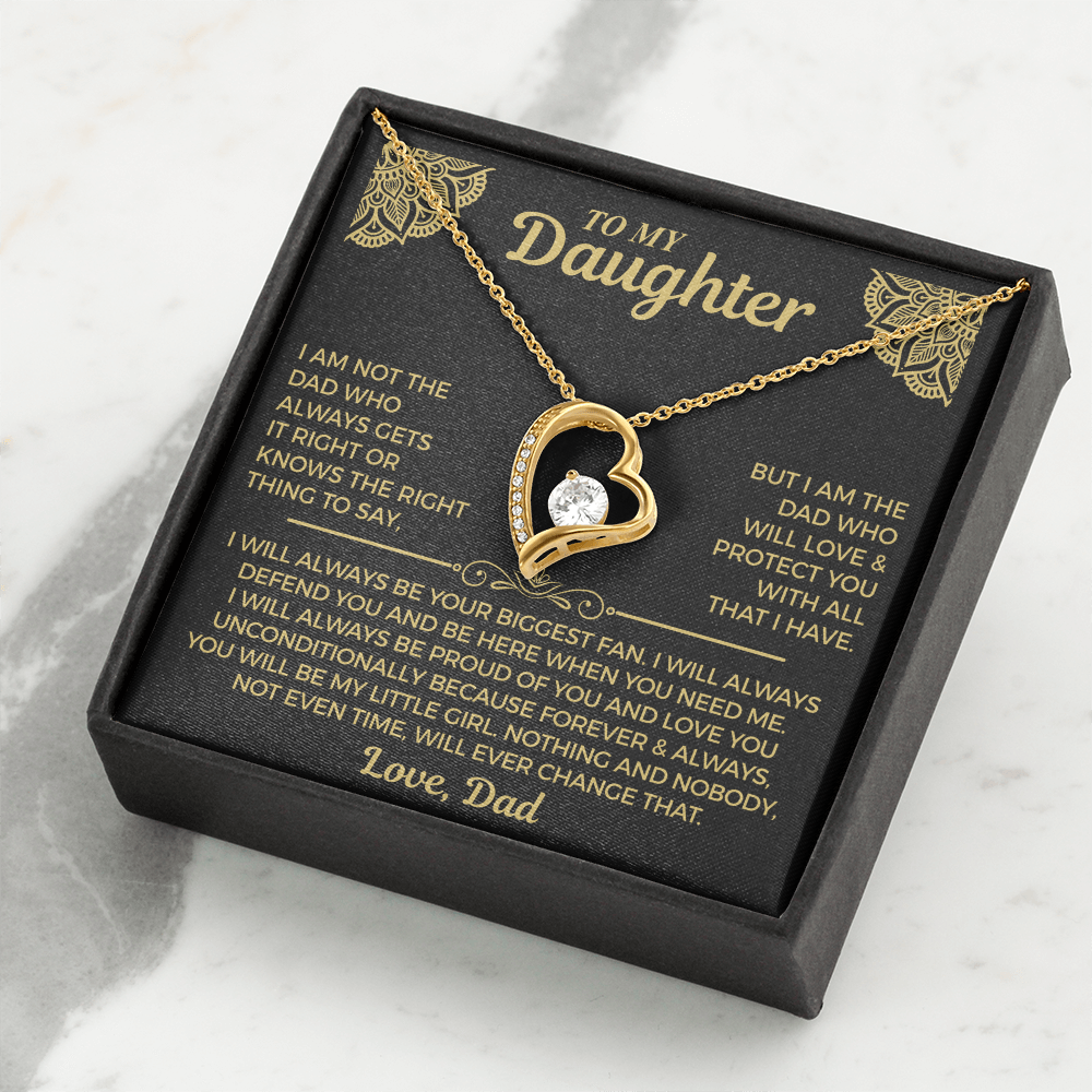 You Will Always Be My Little Girl - Necklace For Daughter