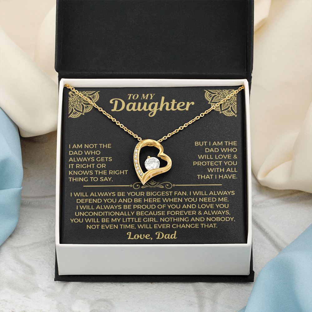 You Will Always Be My Little Girl - Necklace For Daughter