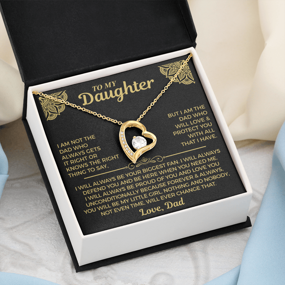 You Will Always Be My Little Girl - Necklace For Daughter