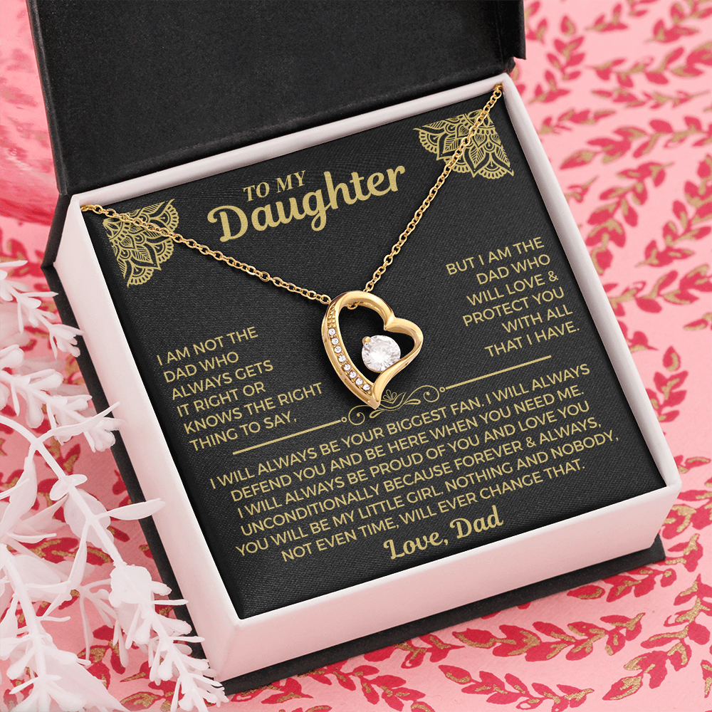 You Will Always Be My Little Girl - Necklace For Daughter