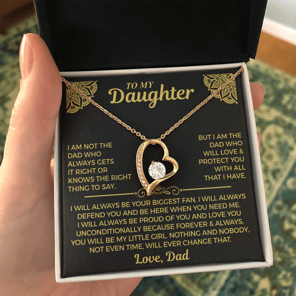 You Will Always Be My Little Girl - Necklace For Daughter