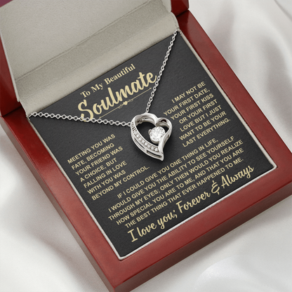 Romantic Gift for Soulmate – "Meant to Be" Love Knot Necklace
