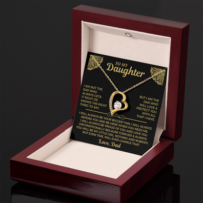 You Will Always Be My Little Girl - Necklace For Daughter