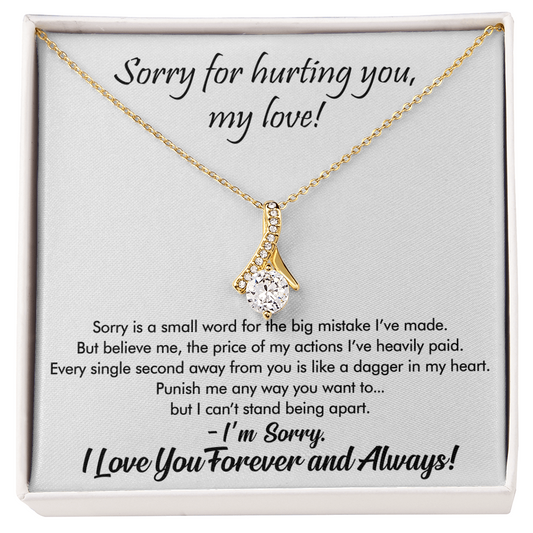 I'm Sorry, My Love – Necklace Gift for Girlfriend or Wife