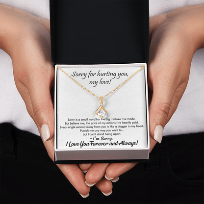 I'm Sorry, My Love – Necklace Gift for Girlfriend or Wife