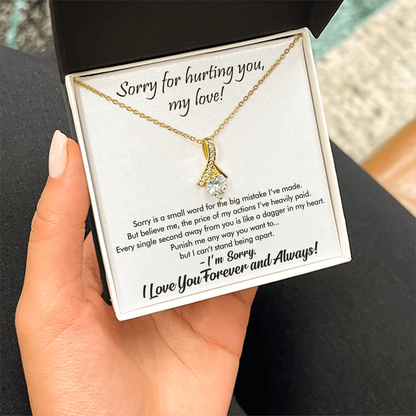 I'm Sorry, My Love – Necklace Gift for Girlfriend or Wife