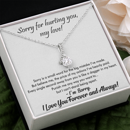 I'm Sorry, My Love – Necklace Gift for Girlfriend or Wife