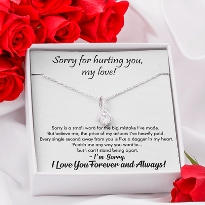 I'm Sorry, My Love – Necklace Gift for Girlfriend or Wife