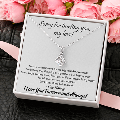 I'm Sorry, My Love – Necklace Gift for Girlfriend or Wife