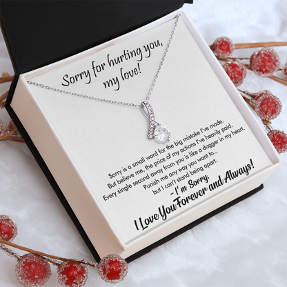 I'm Sorry, My Love – Necklace Gift for Girlfriend or Wife