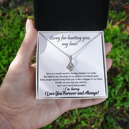 I'm Sorry, My Love – Necklace Gift for Girlfriend or Wife