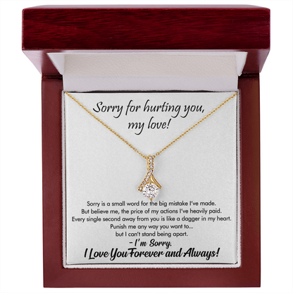 I'm Sorry, My Love – Necklace Gift for Girlfriend or Wife