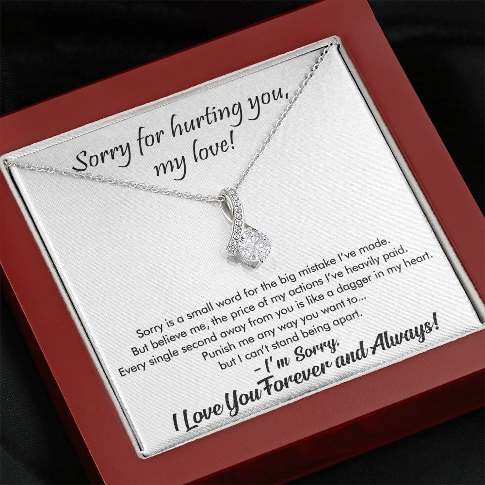 I'm Sorry, My Love – Necklace Gift for Girlfriend or Wife