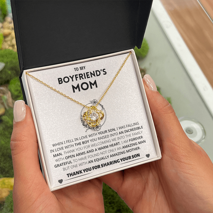 Boyfriend's Mom Gift- Forever grateful for sharing your son