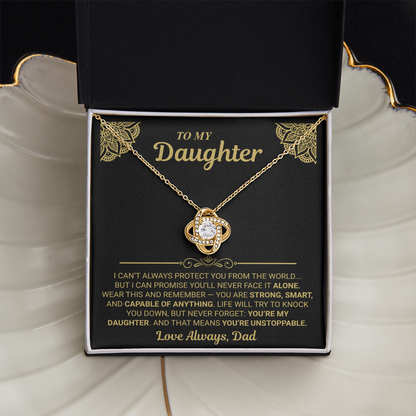 My Daughter, My Strength – Love Knot Gift