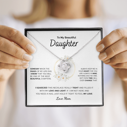 Always Keep Me In Your Heart - Necklace For Daughter