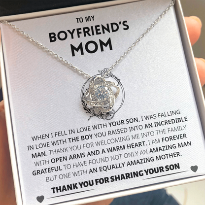 Boyfriend's Mom Gift- Forever grateful for sharing your son