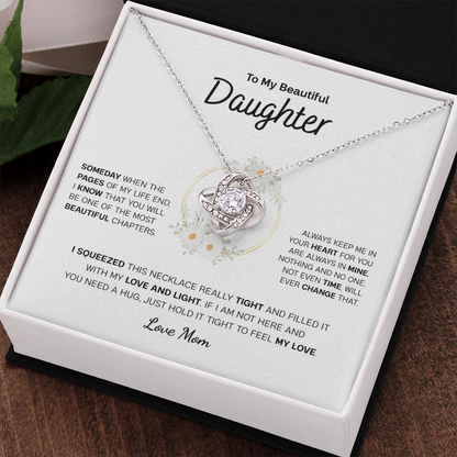 Always Keep Me In Your Heart - Necklace For Daughter