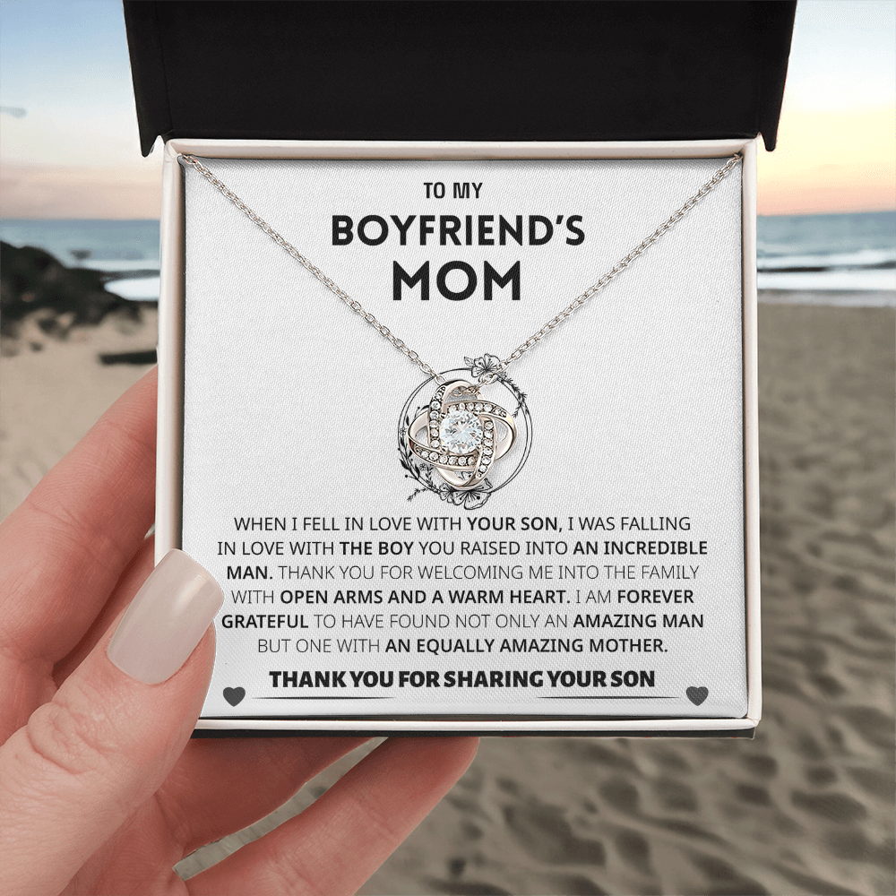 Boyfriend's Mom Gift- Forever grateful for sharing your son